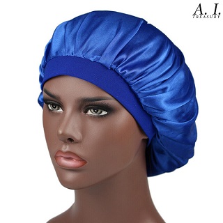 BONNET CAP Long Hair Care Hat Woman Silk Satin Protection Night Head Turban Wrap